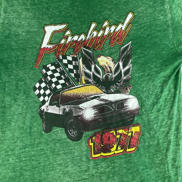 1977 Pontiac Firebird Green Printed GM T-Shirt Men’s Size L - Picture 6 of 16